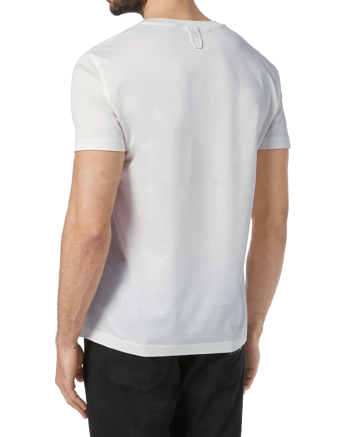 T-shirt V-Neck SS Crest, цвет: Белый