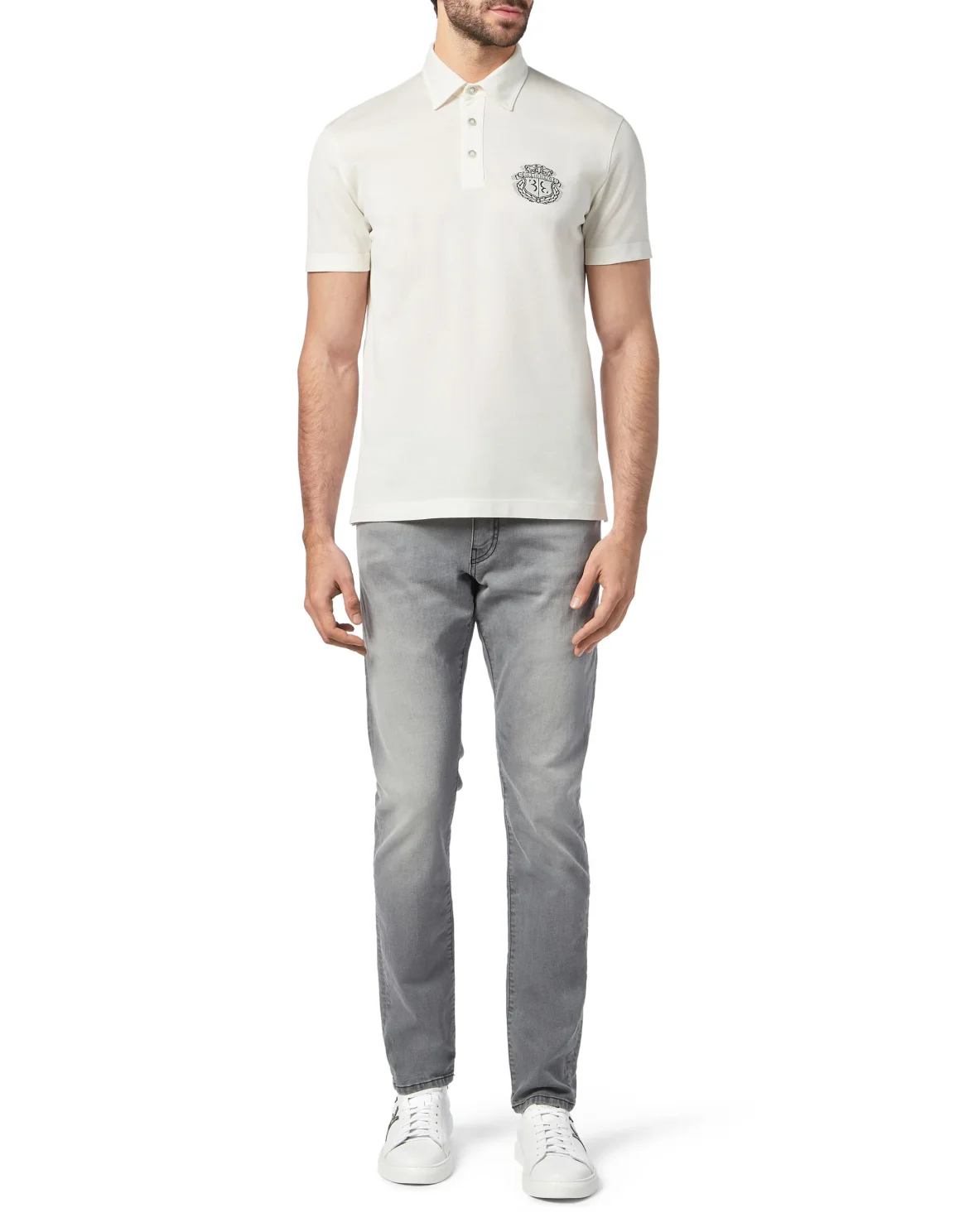 Polo shirt SS Crest, цвет: Белый