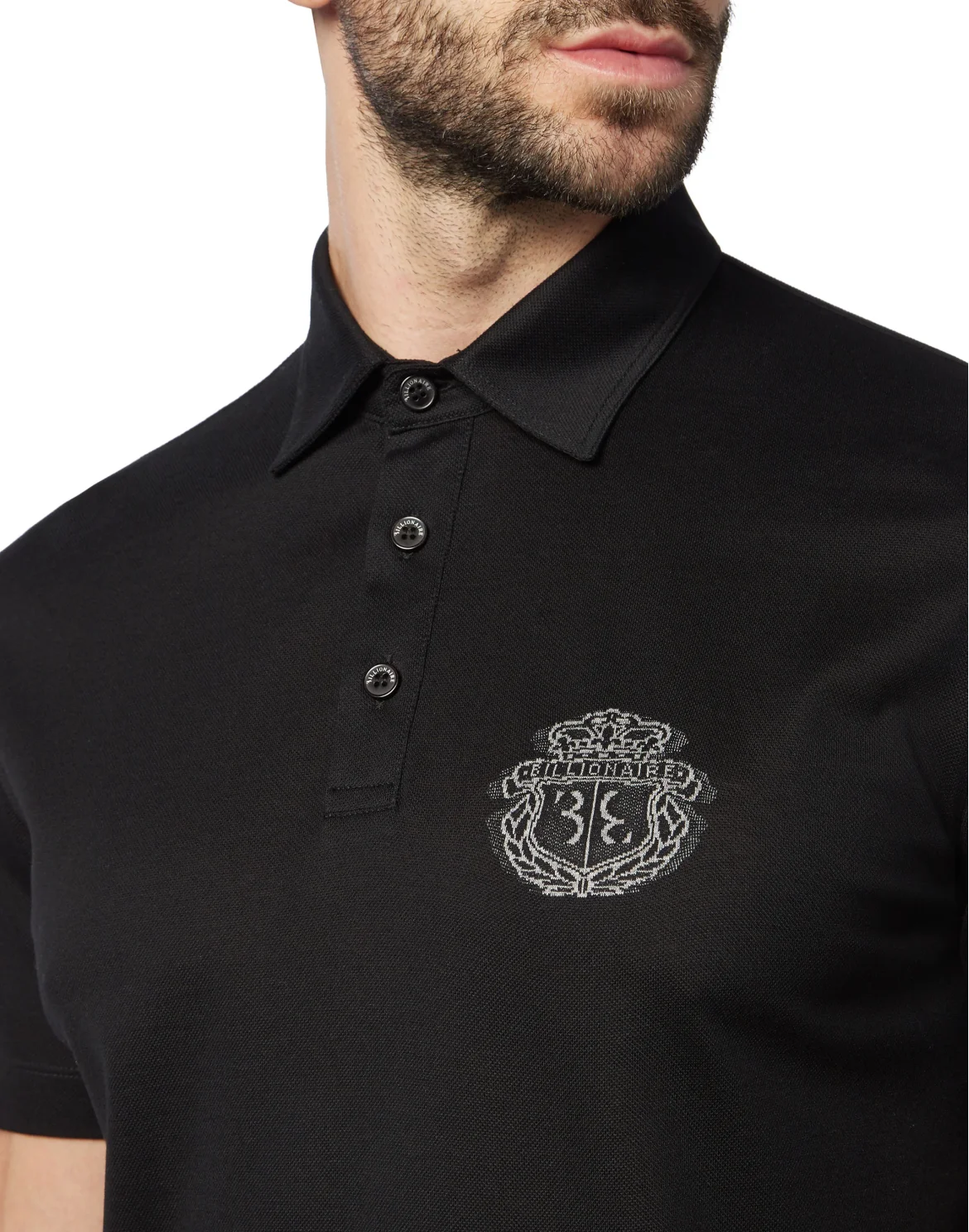 Polo shirt SS Crest, цвет: Черный