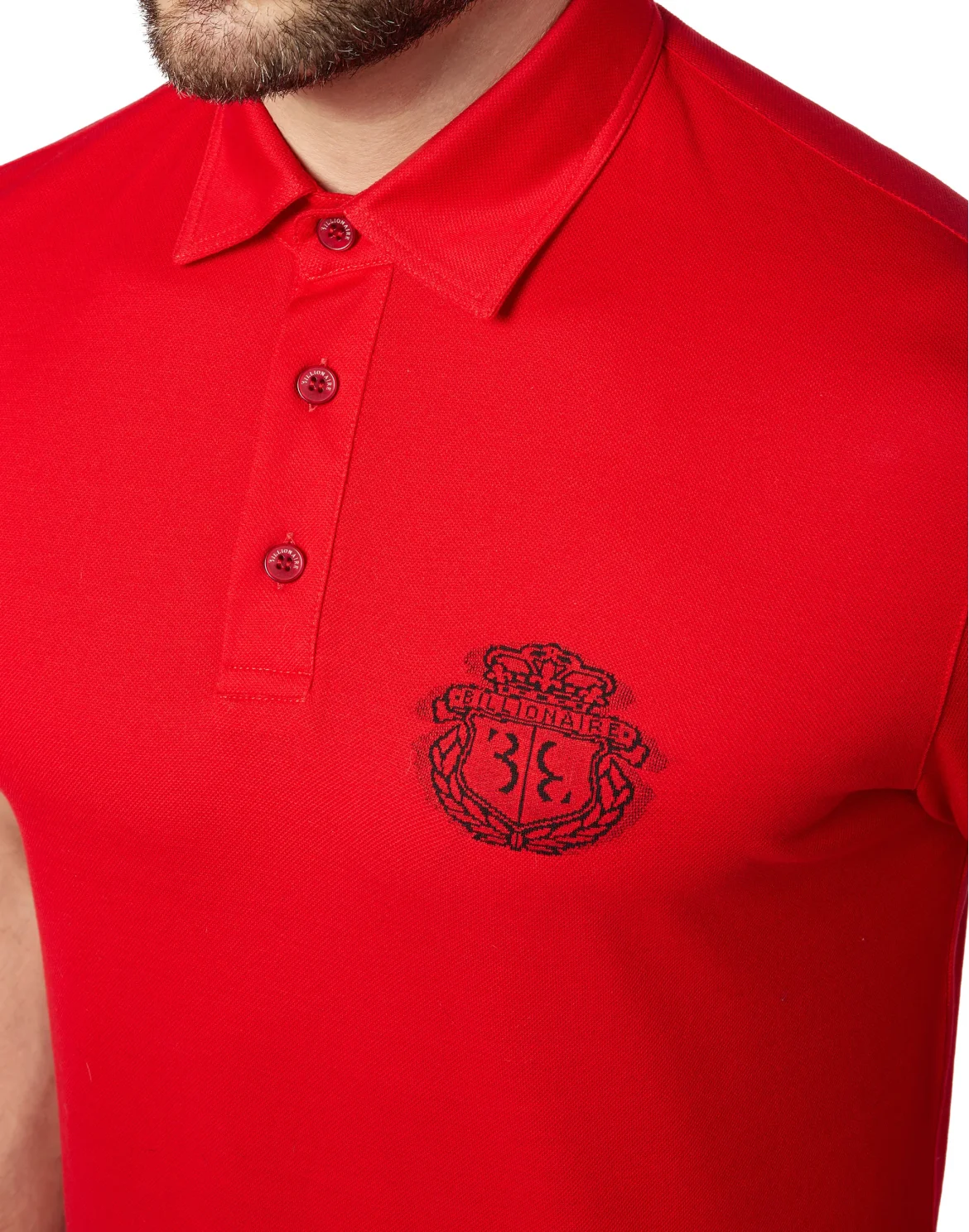 Polo shirt SS Crest, цвет: Красный