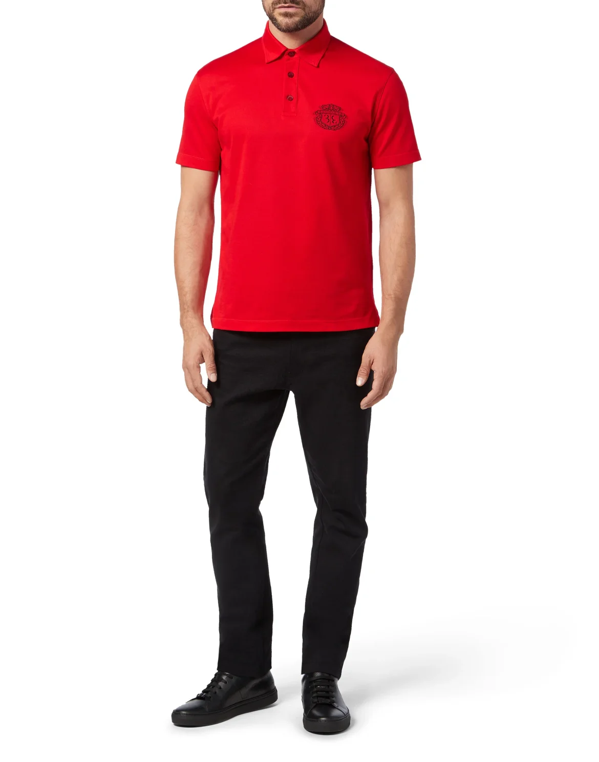 Polo shirt SS Crest, цвет: Красный