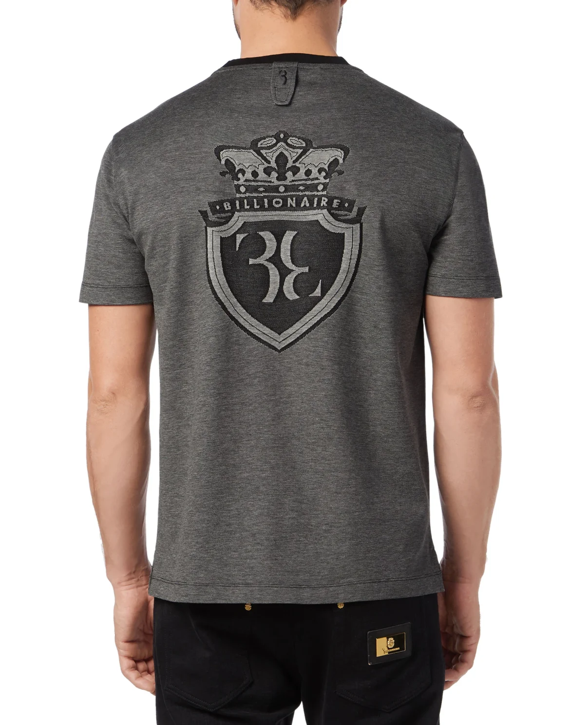 T-shirt Round Neck SS Crest, цвет: Черный