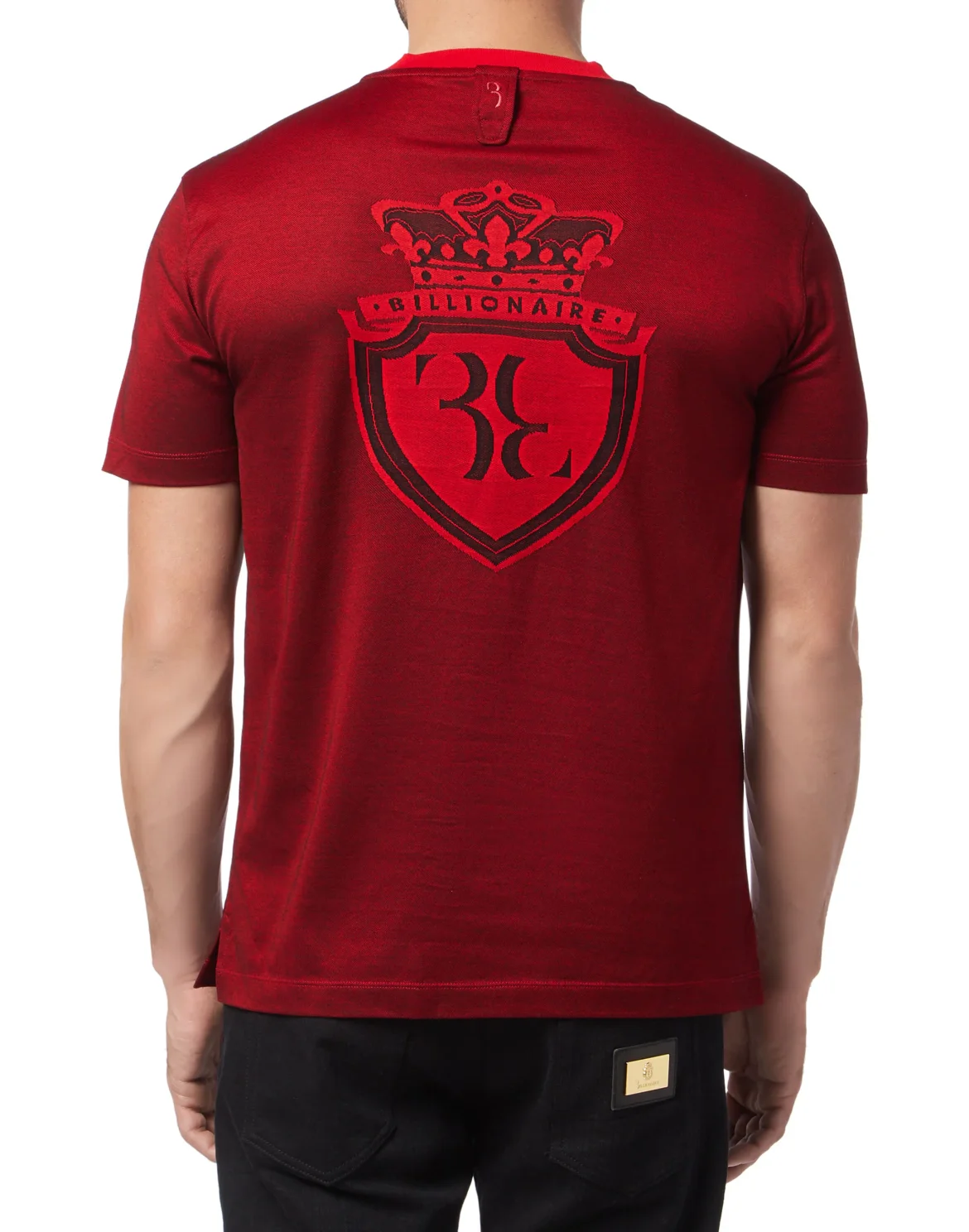 T-shirt V-Neck SS Crest, цвет: Красный