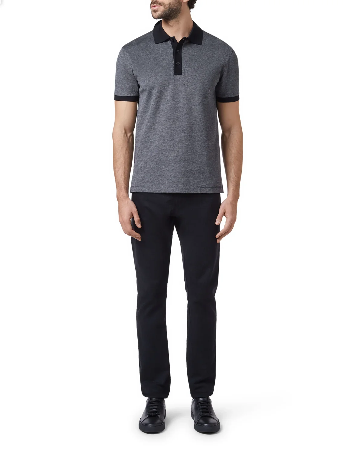 Polo shirt SS Crest, цвет: Черный