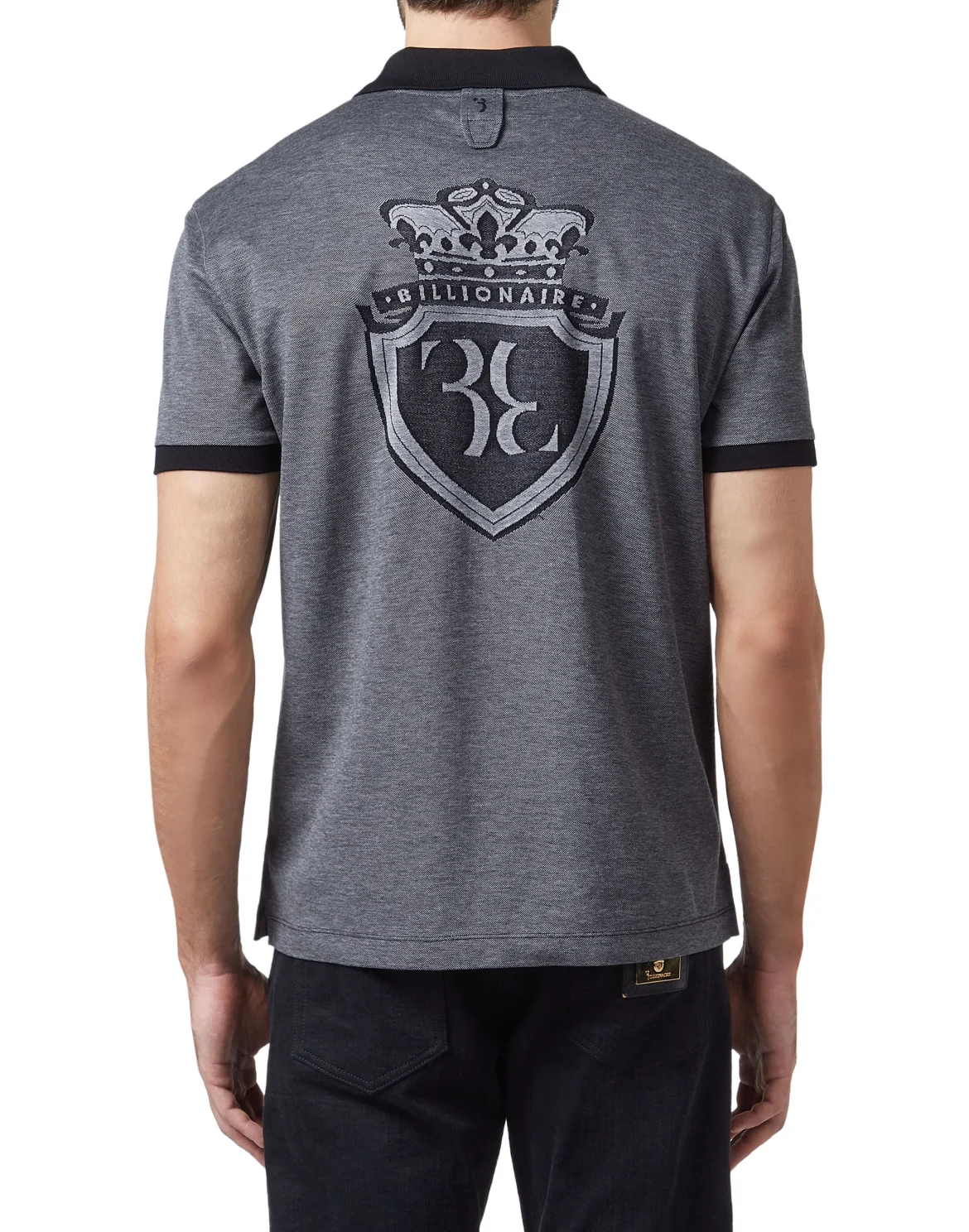 Polo shirt SS Crest, цвет: Черный