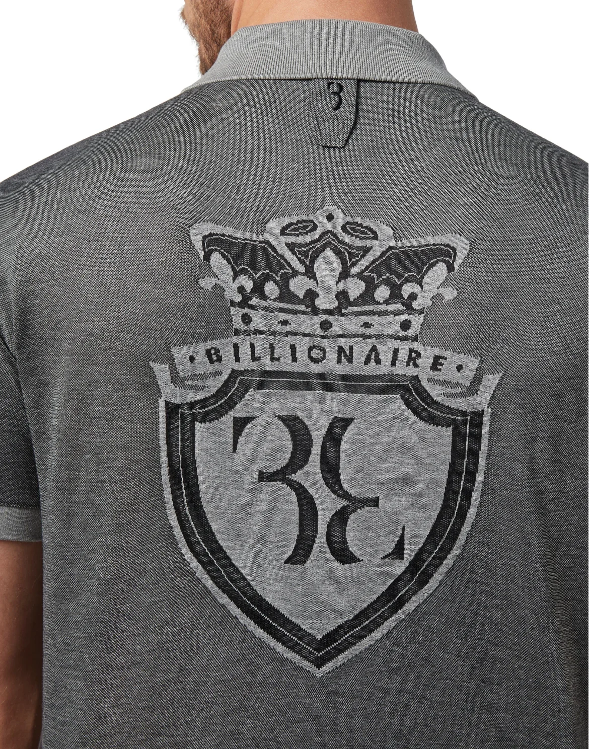 Polo shirt SS Crest, цвет: Серый