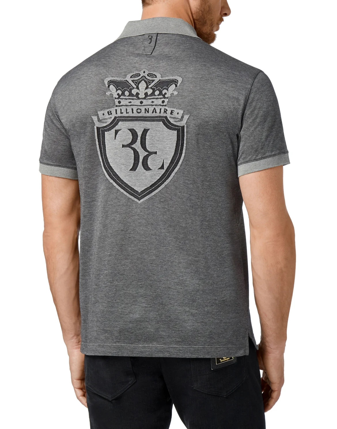 Polo shirt SS Crest, цвет: Серый