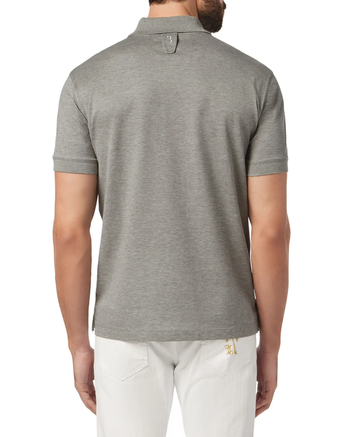 Polo shirt SS Palms, цвет: Серый