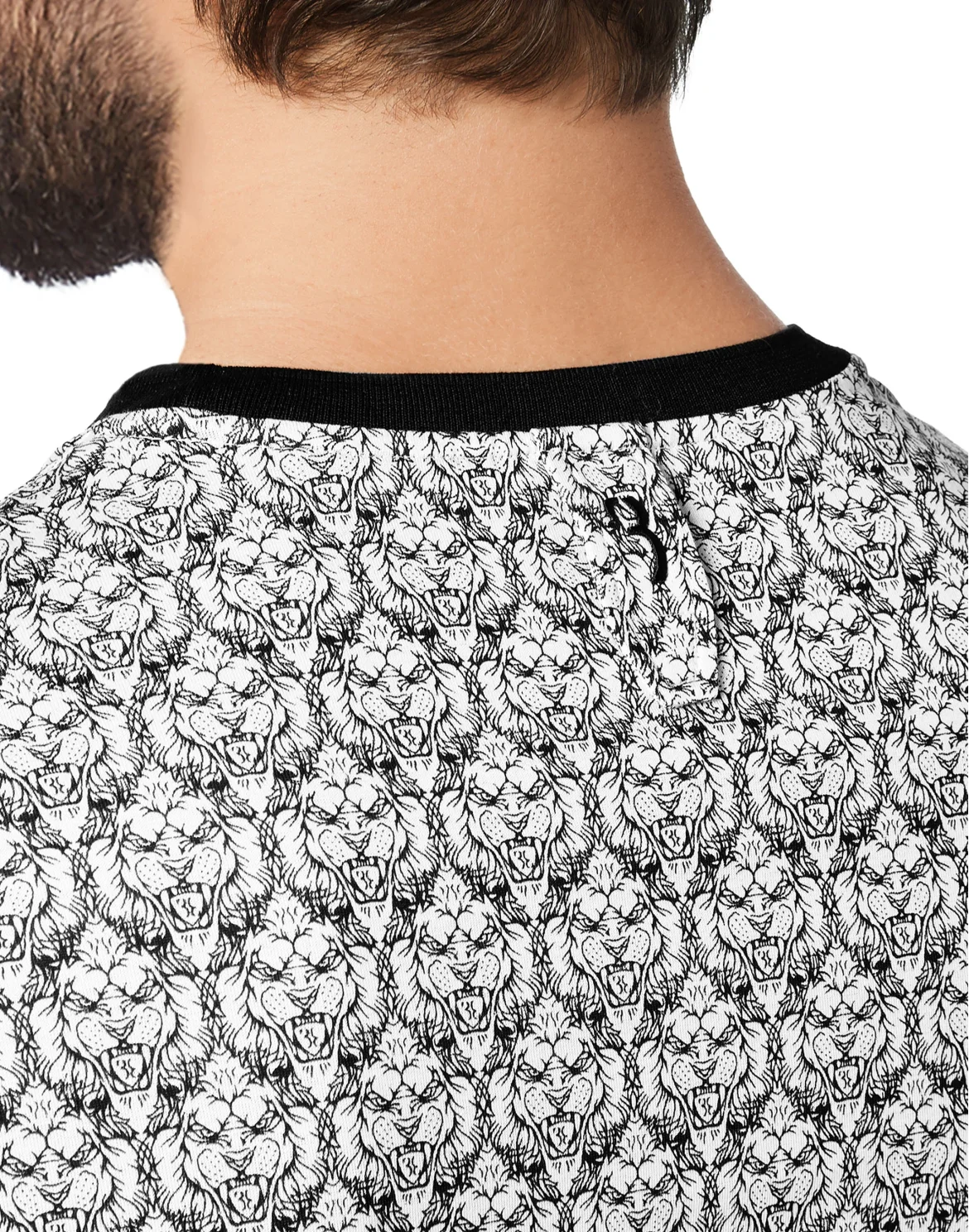 T-shirt Round Neck SS Lion, цвет: Белый