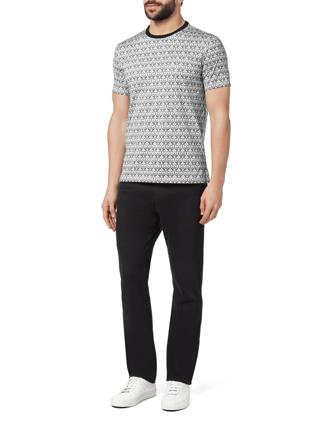 T-shirt Round Neck SS Lion, цвет: Белый