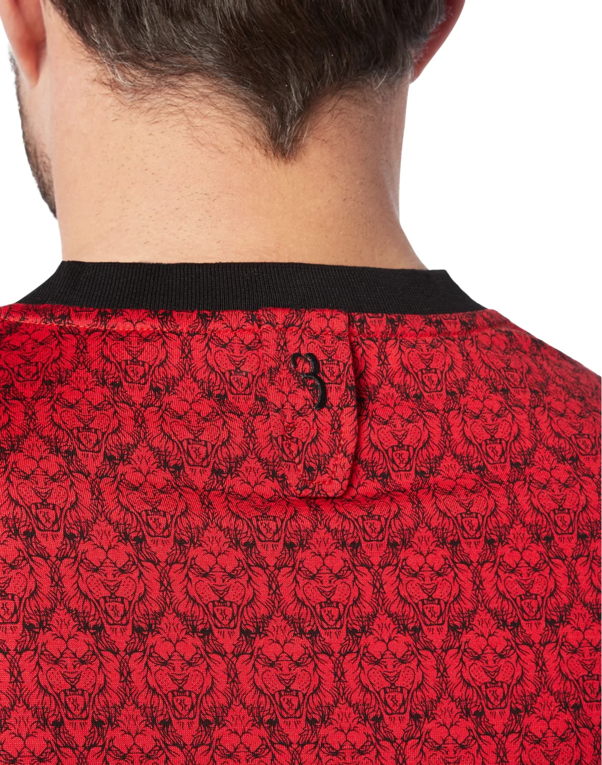 T-shirt Round Neck SS Lion, цвет: Красный