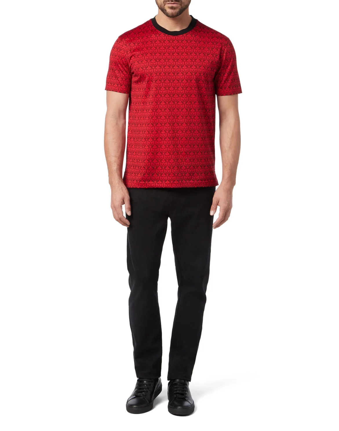 T-shirt Round Neck SS Lion, цвет: Красный