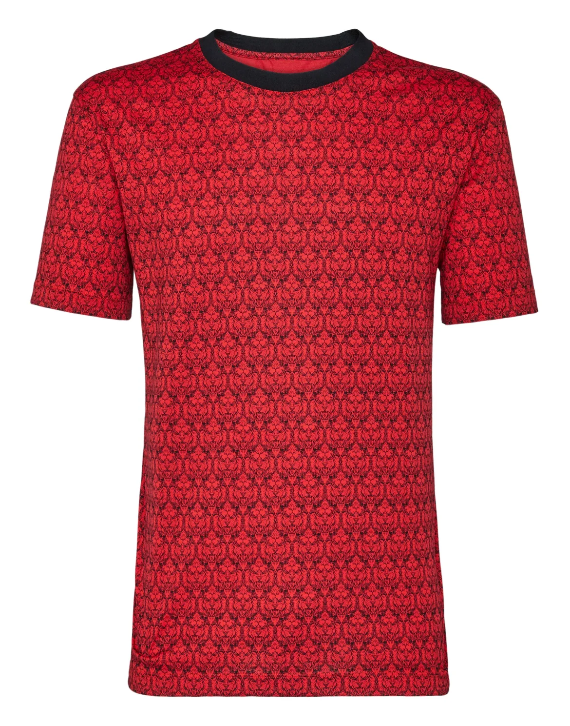 T-shirt Round Neck SS Lion, цвет: Красный