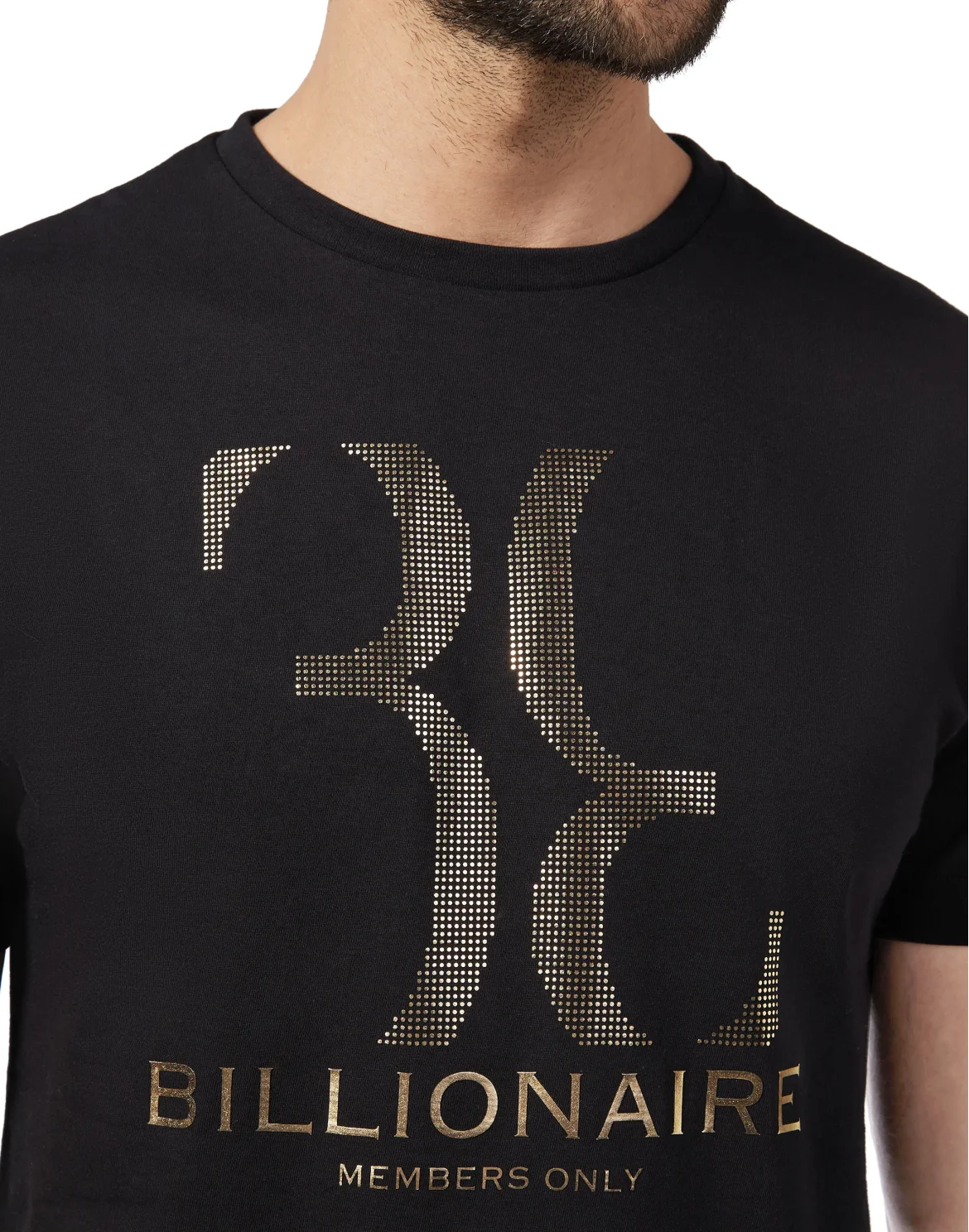 T-shirt Round Neck SS Double B, цвет: Черный