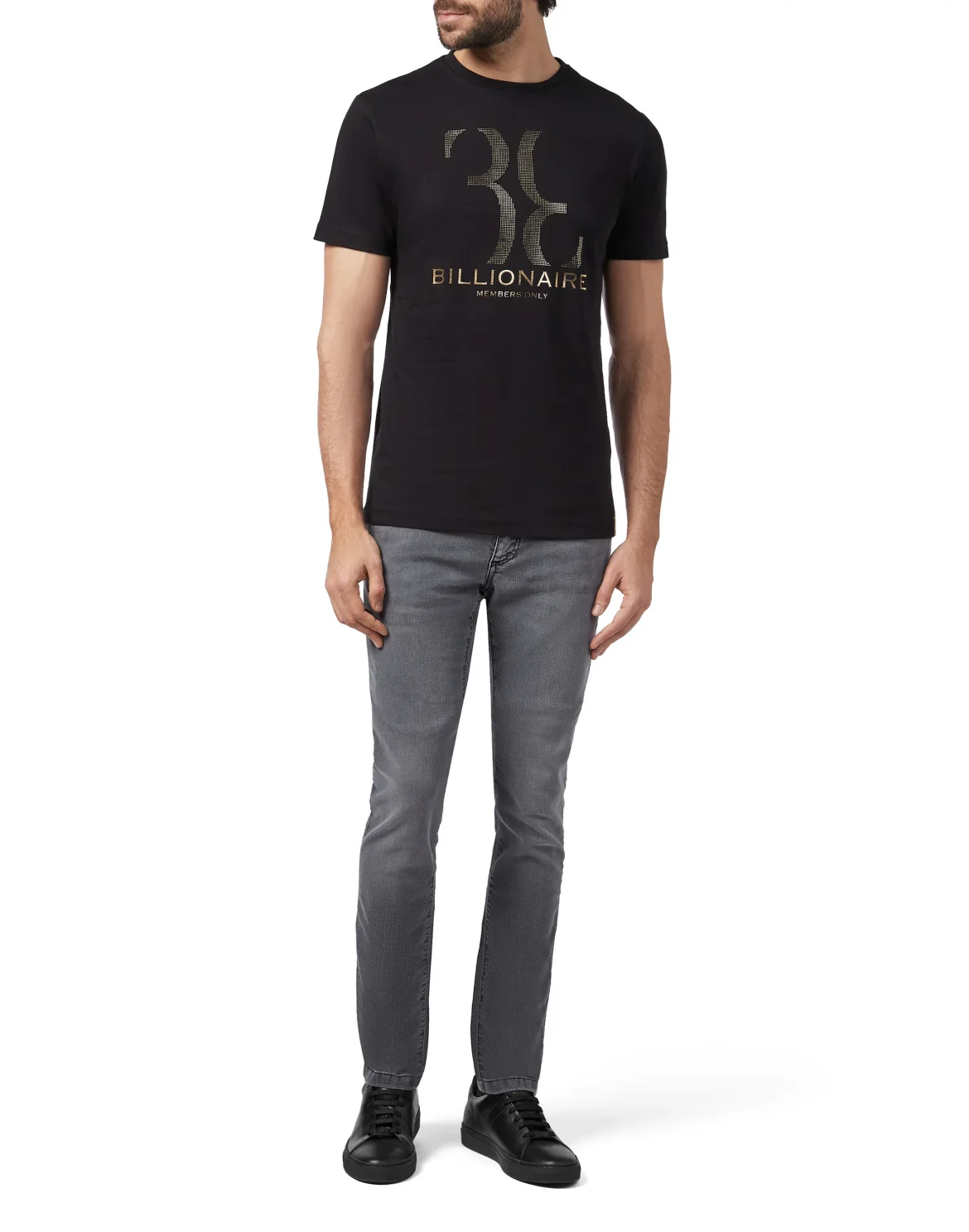 T-shirt Round Neck SS Double B, цвет: Черный