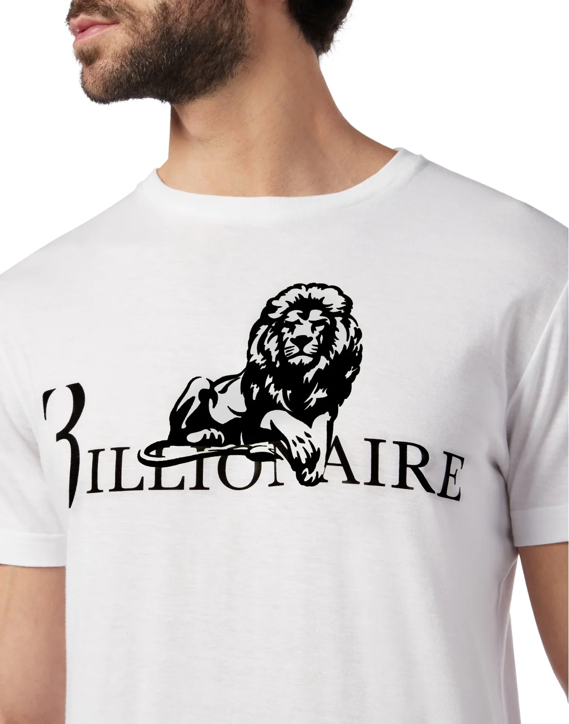 T-shirt Round Neck SS Lion, цвет: Белый