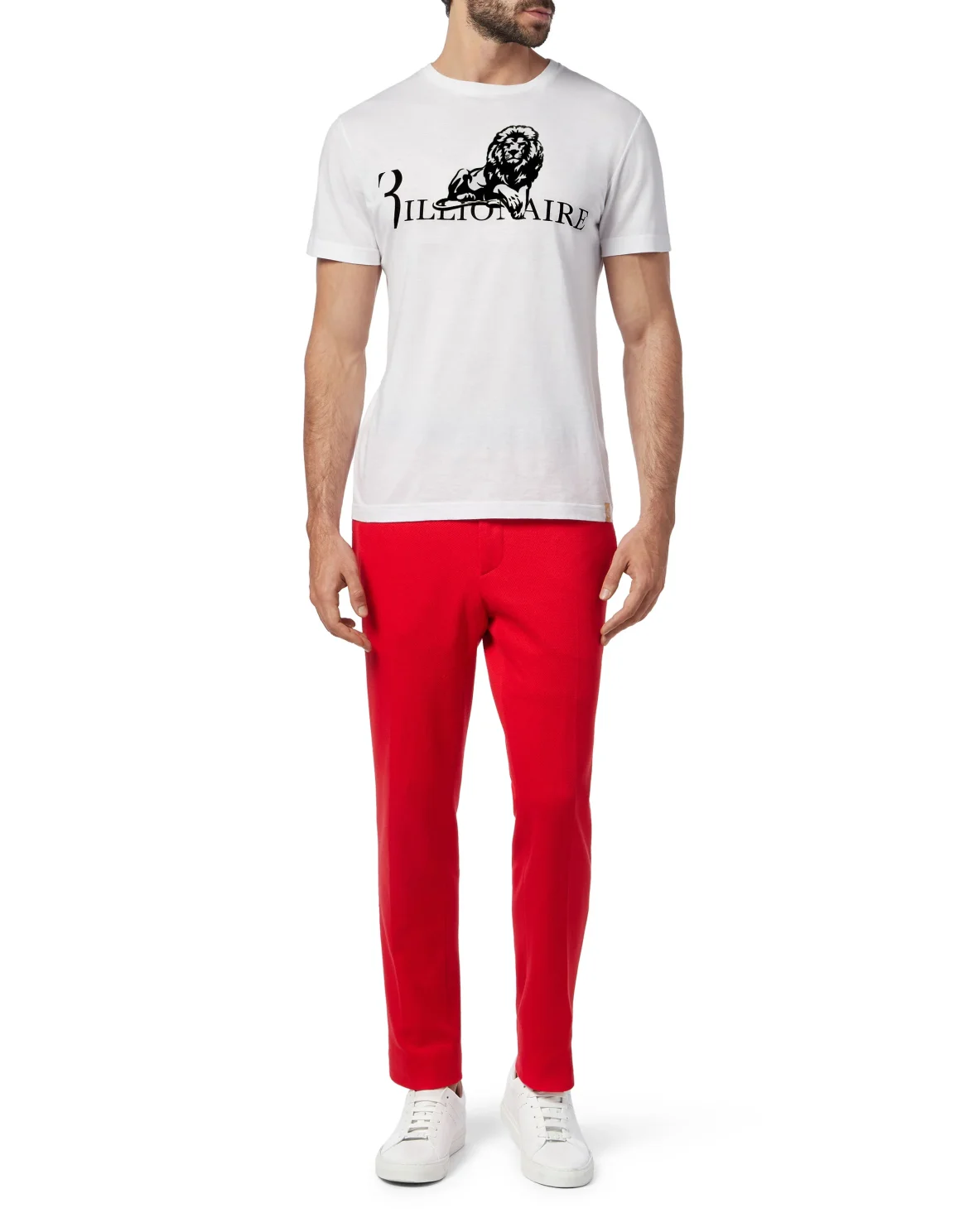 T-shirt Round Neck SS Lion, цвет: Белый