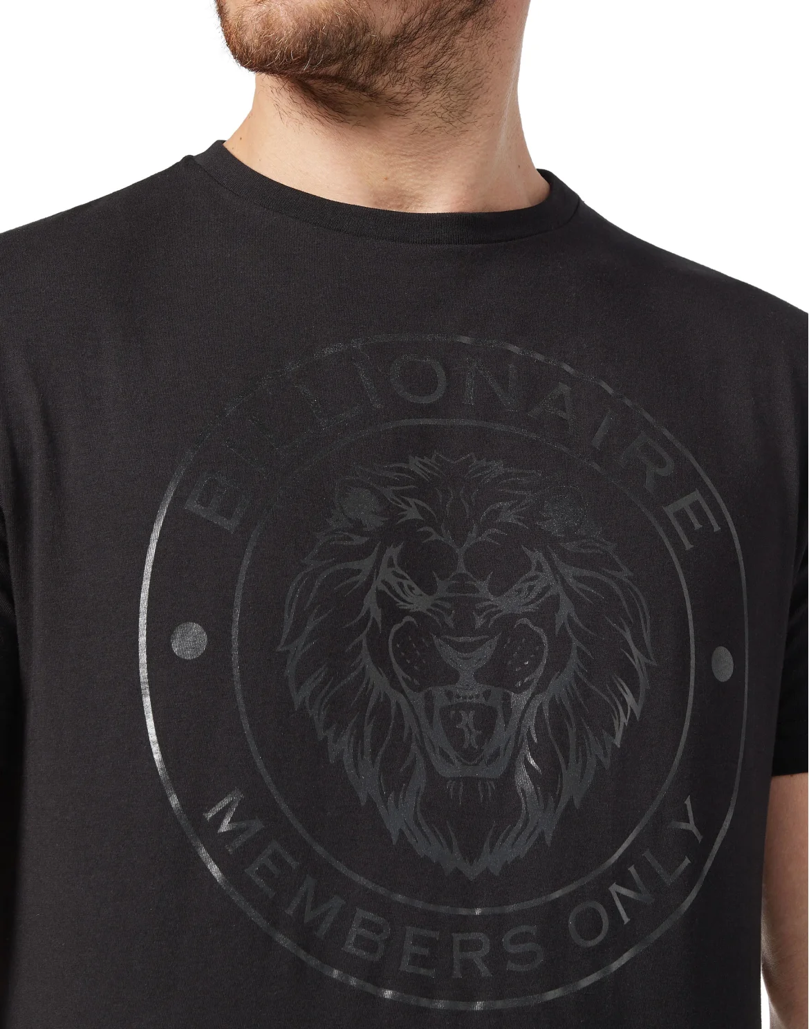 T-shirt Round Neck SS Lion, цвет: Черный