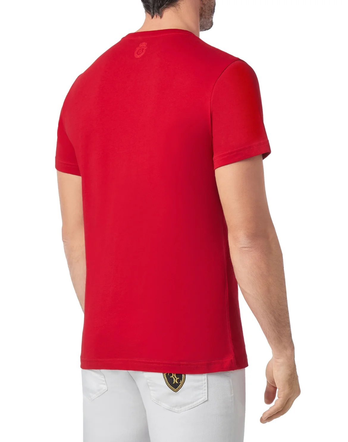 T-shirt Round Neck SS Lion, цвет: Красный