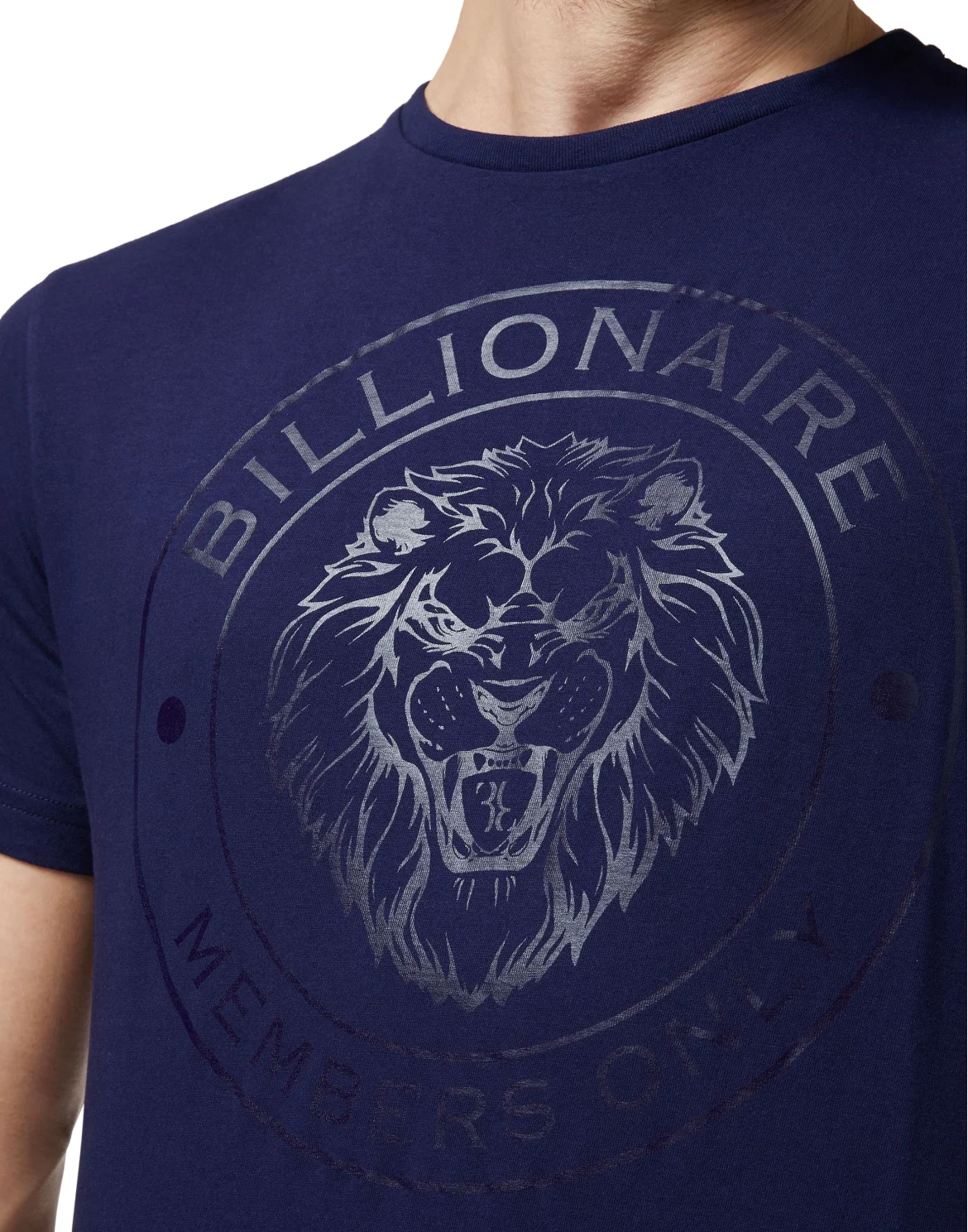 T-shirt Round Neck SS Lion, цвет: Синий