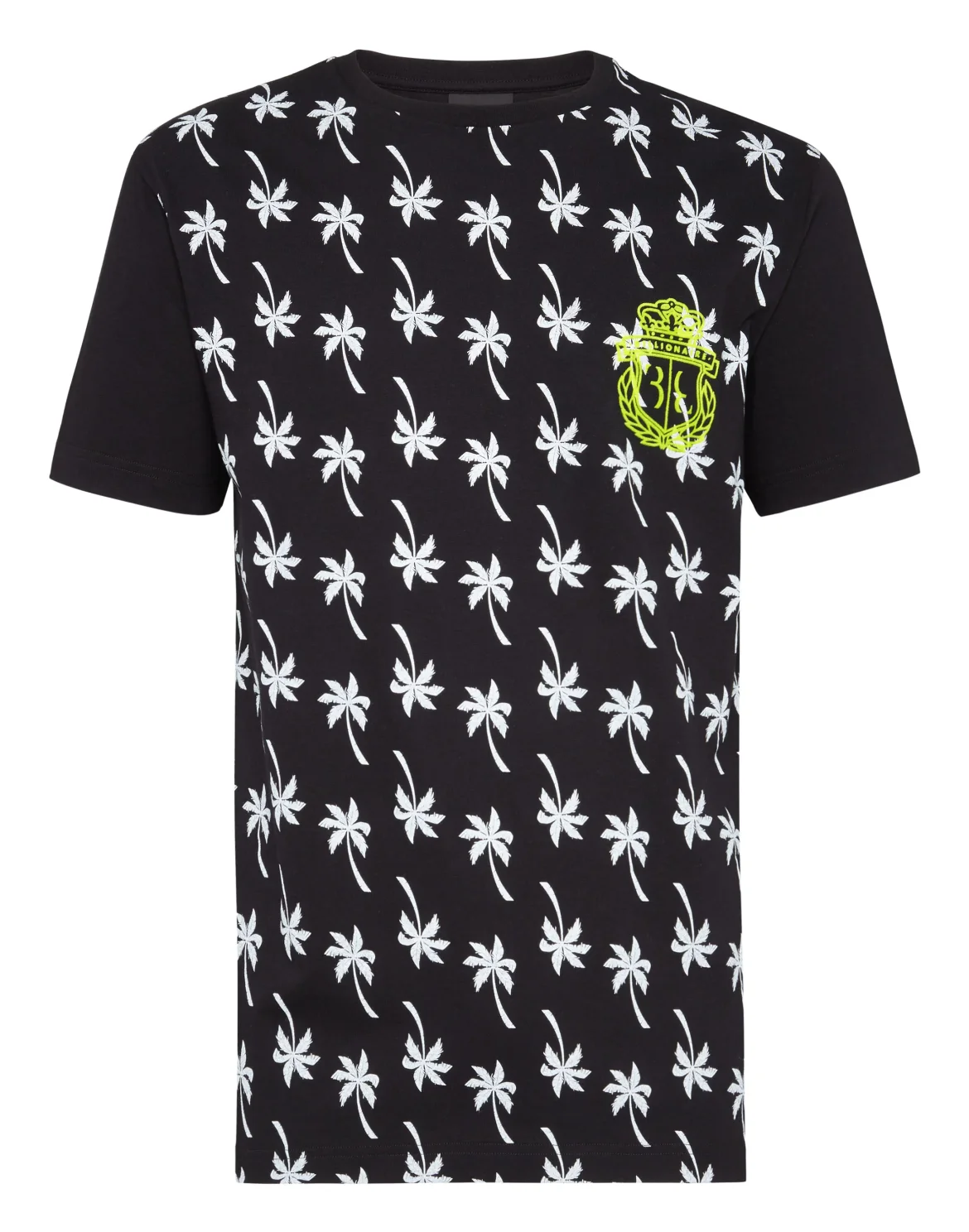 T-shirt Round Neck SS Palms, цвет: Черный