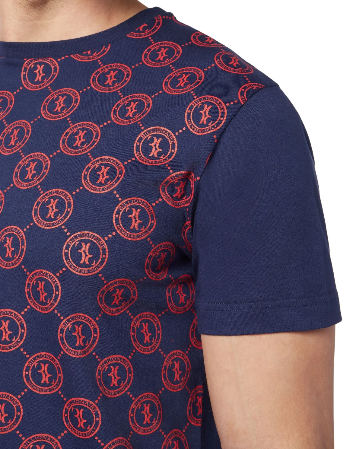 T-shirt Round Neck SS Palms, цвет: Синий