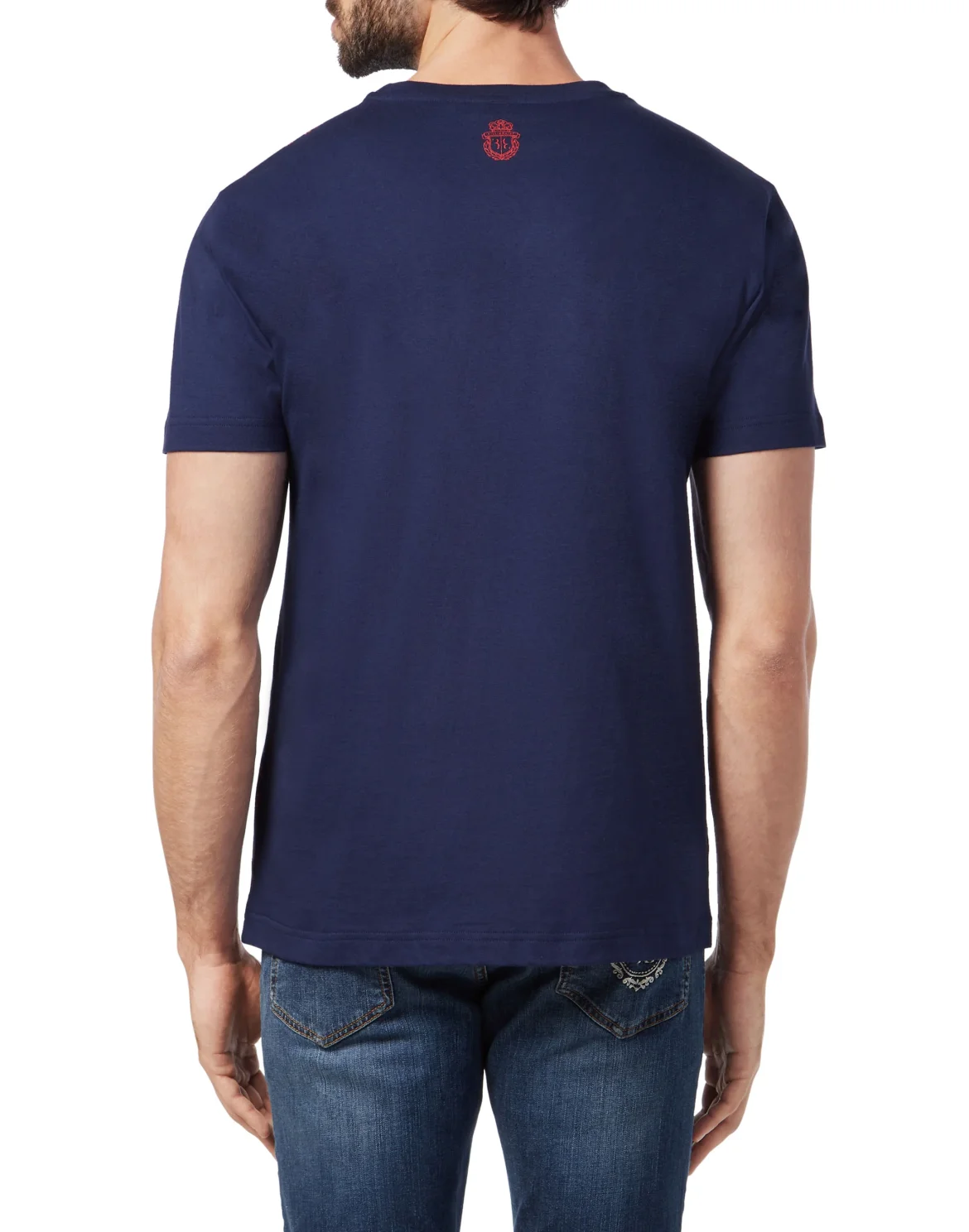 T-shirt Round Neck SS Palms, цвет: Синий