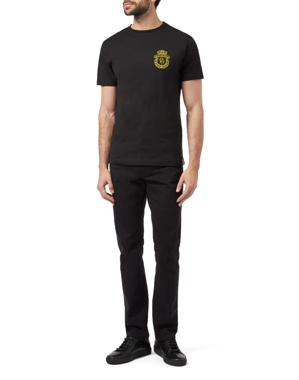T-shirt Round Neck SS Palms, цвет: Черный