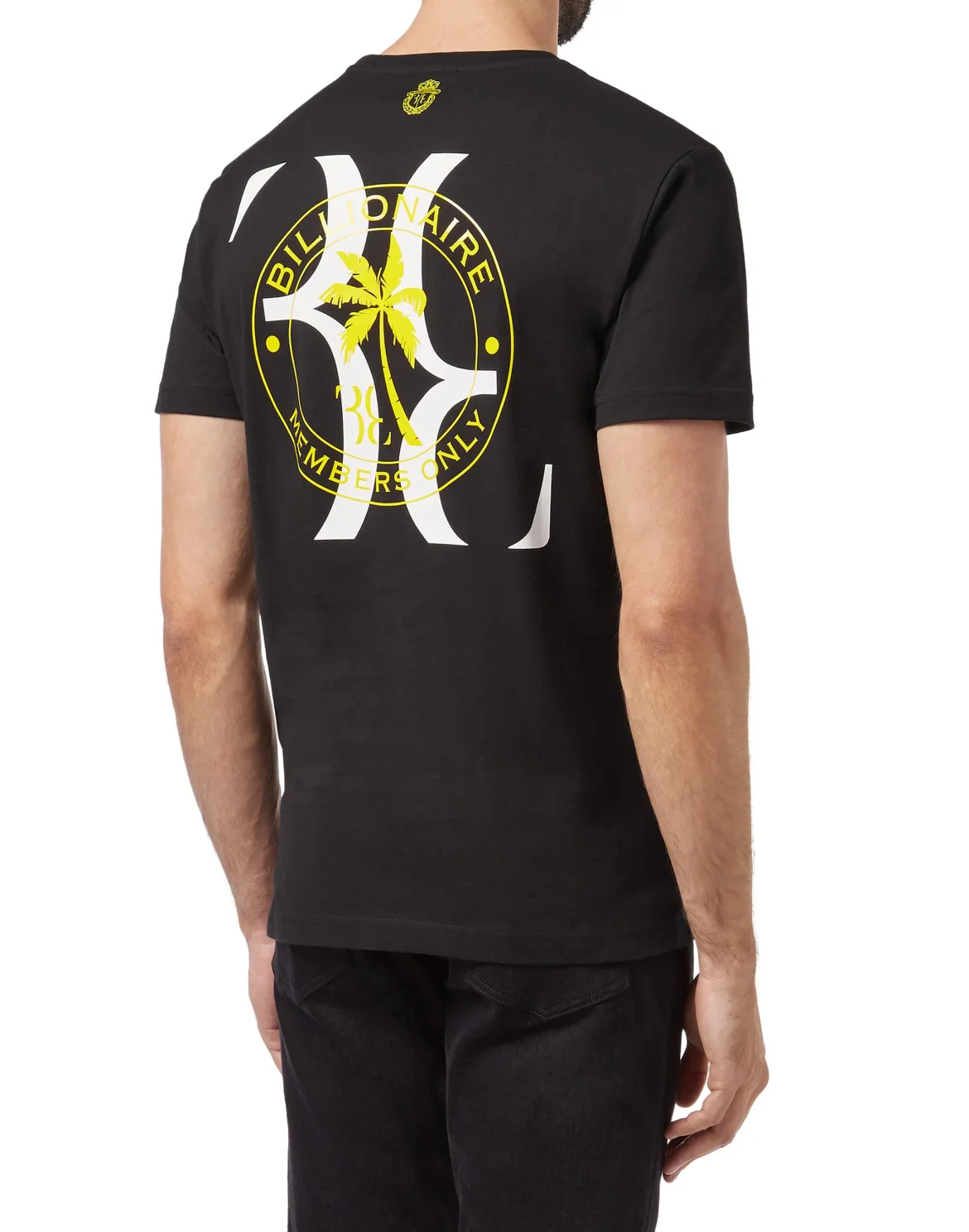 T-shirt Round Neck SS Palms, цвет: Черный