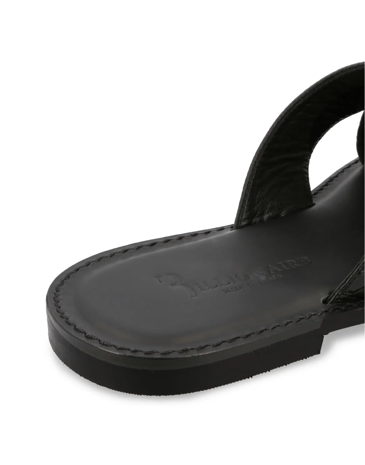 Sandals Flat Crest, цвет: Черный