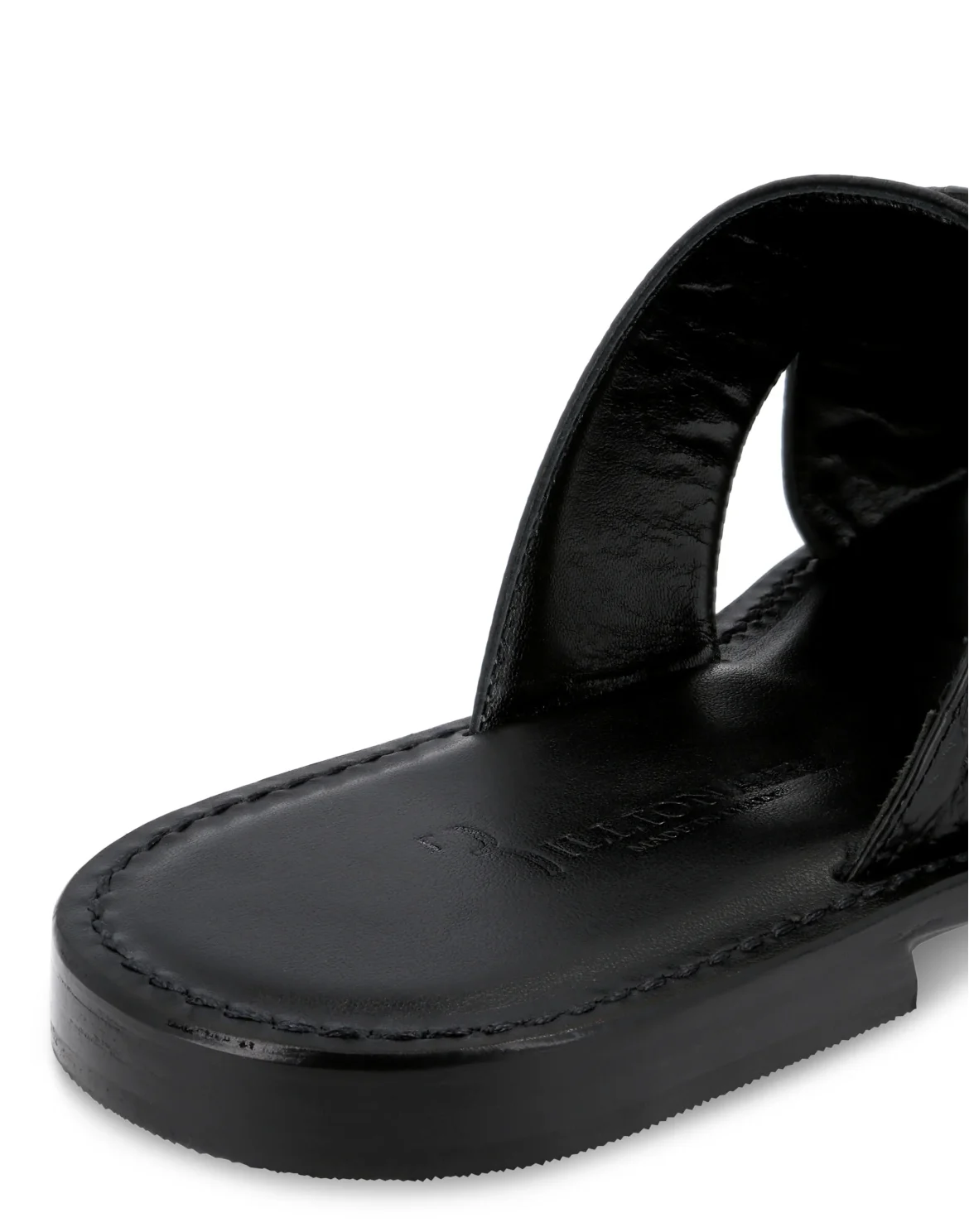 Sandals Flat Crest, цвет: Черный
