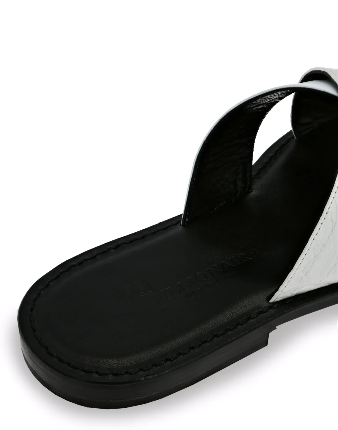 Sandals Flat Crest, цвет: Белый