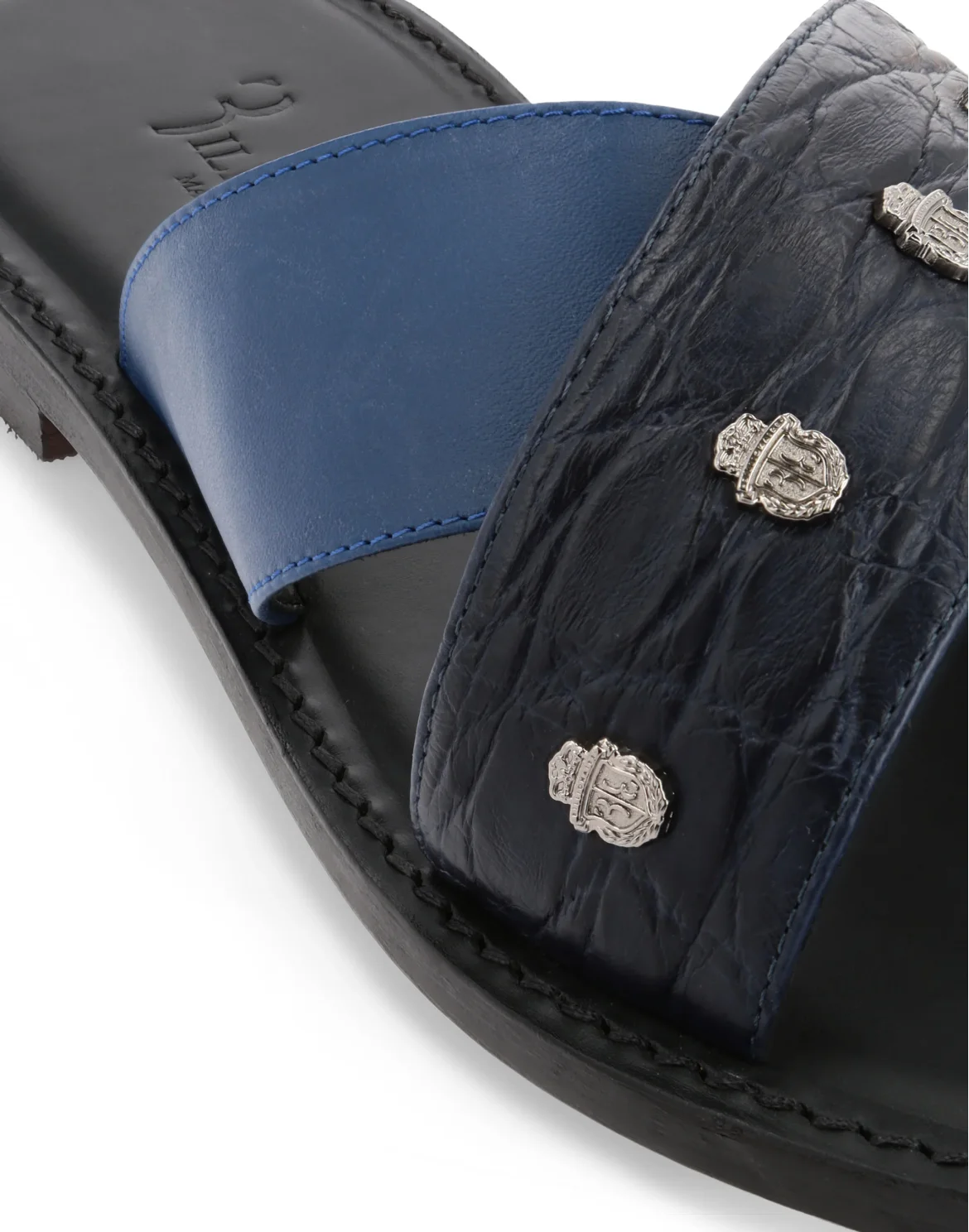 Sandals Flat Crest, цвет: Синий