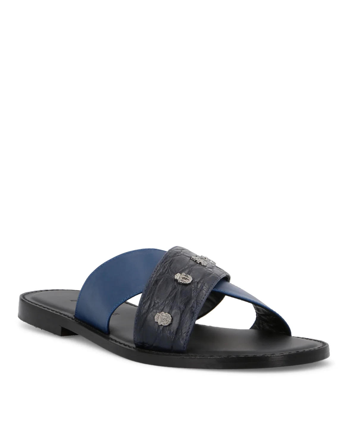 Sandals Flat Crest, цвет: Синий
