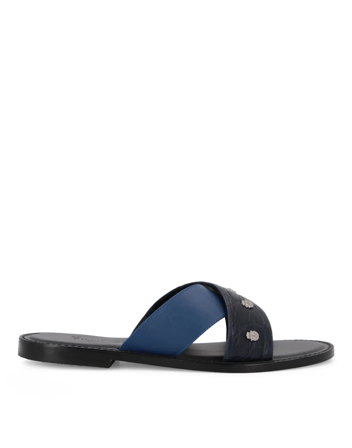 Sandals Flat Crest, цвет: Синий
