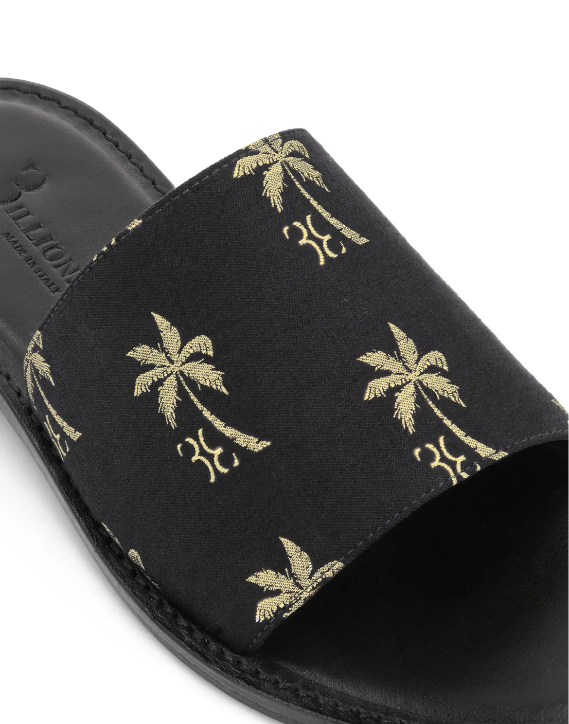 Sandals Flat Palms, цвет: Черный