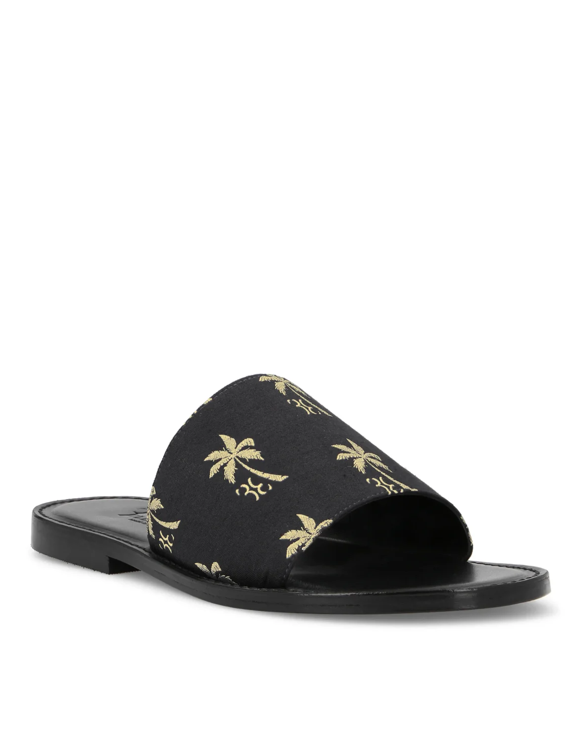 Sandals Flat Palms, цвет: Черный