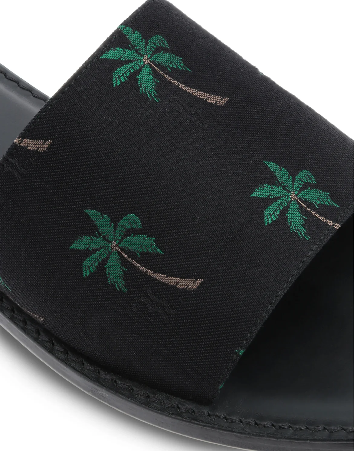 Sandals Flat Palms, цвет: Черный