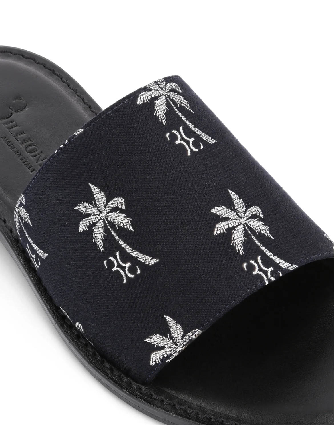 Sandals Flat Palms, цвет: Синий