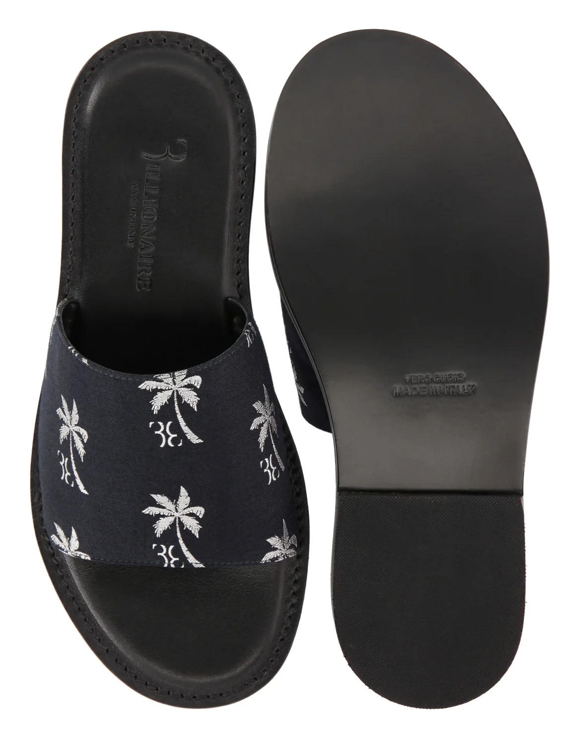 Sandals Flat Palms, цвет: Синий