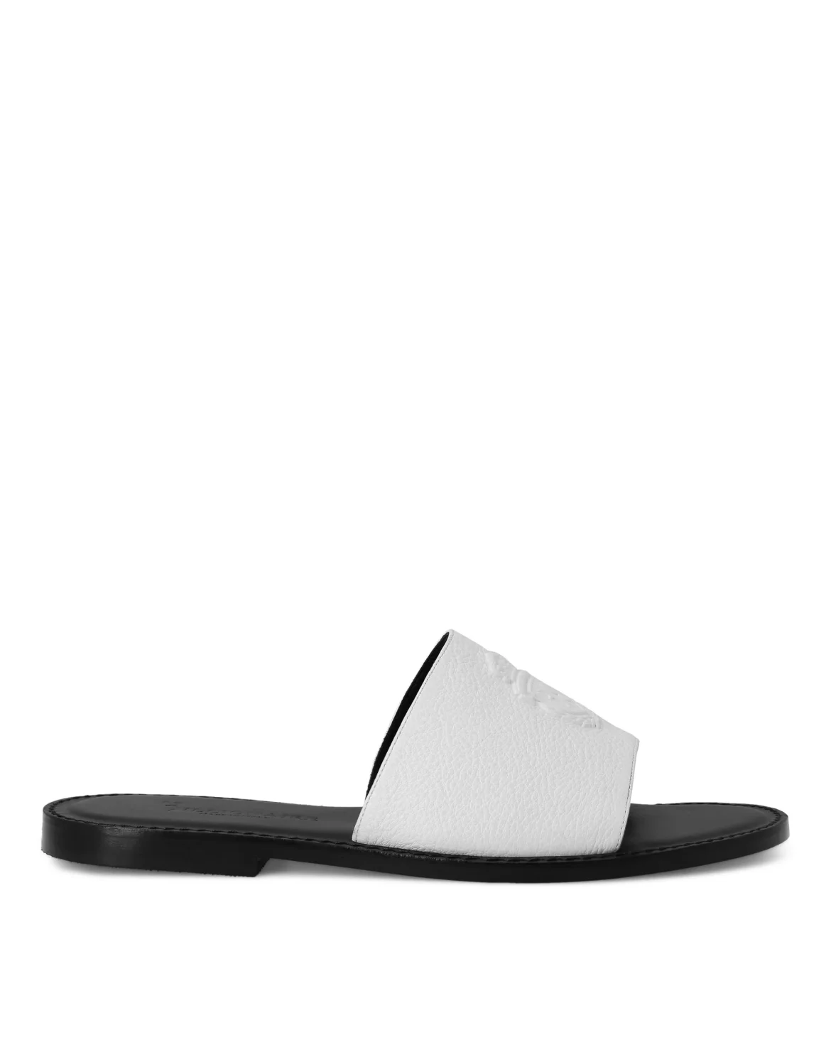Sandals Flat Crest, цвет: Белый