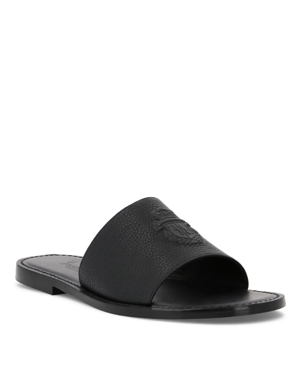 Sandals Flat Crest, цвет: Черный