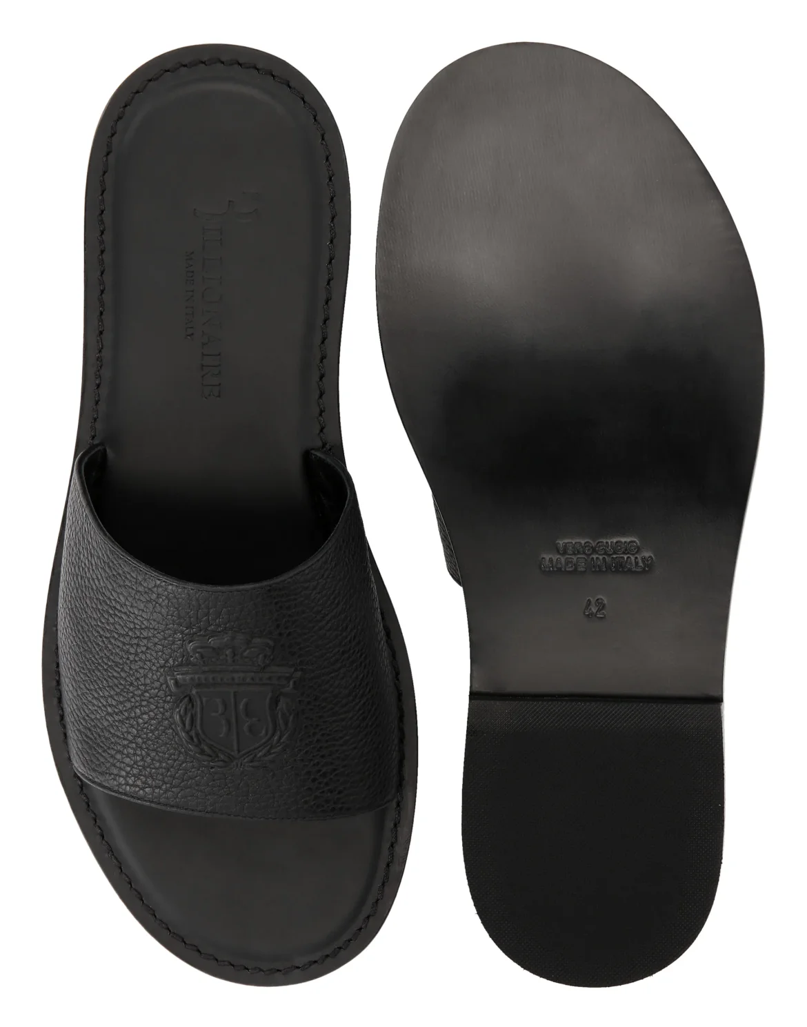 Sandals Flat Crest, цвет: Черный