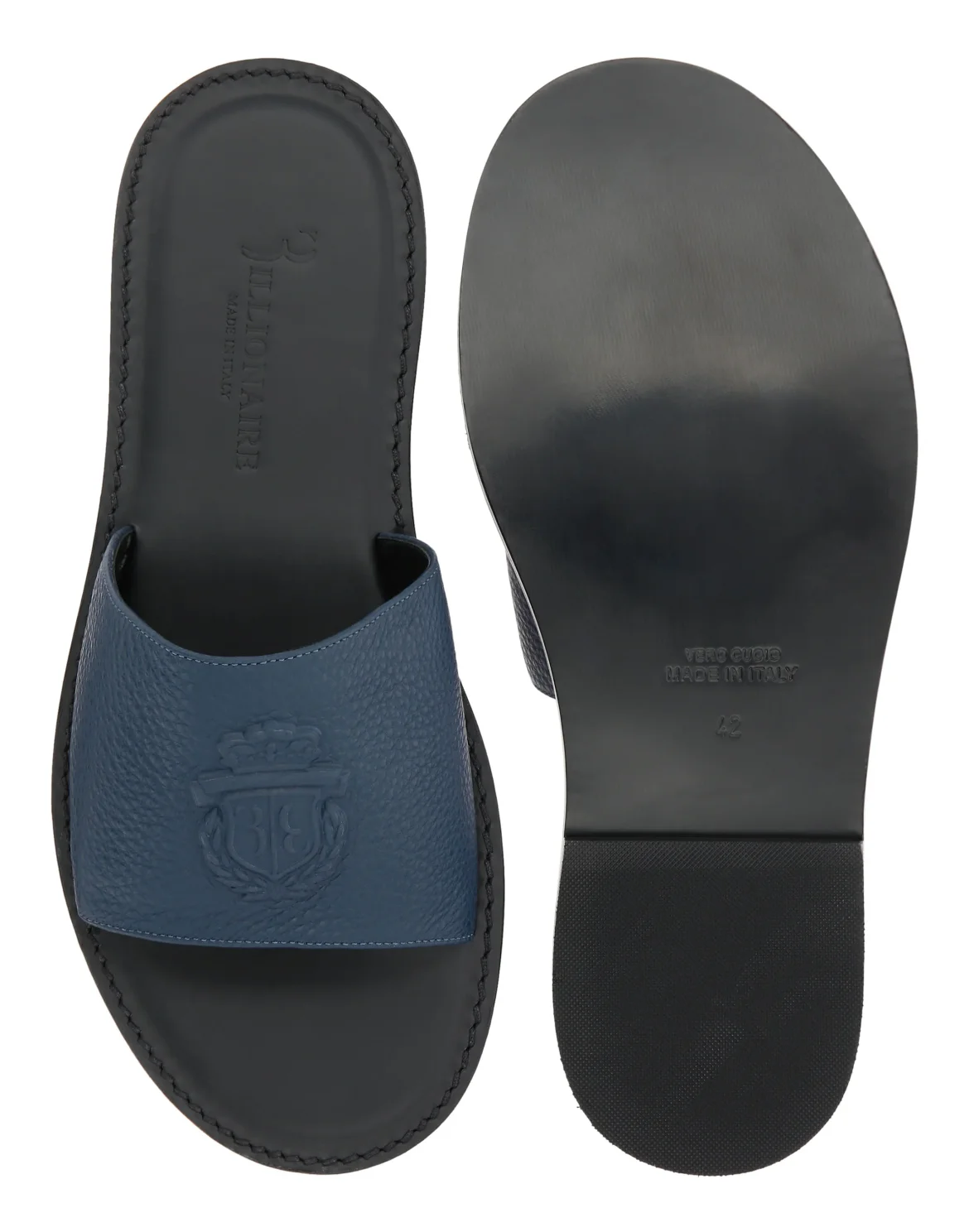 Sandals Flat Crest, цвет: Синий