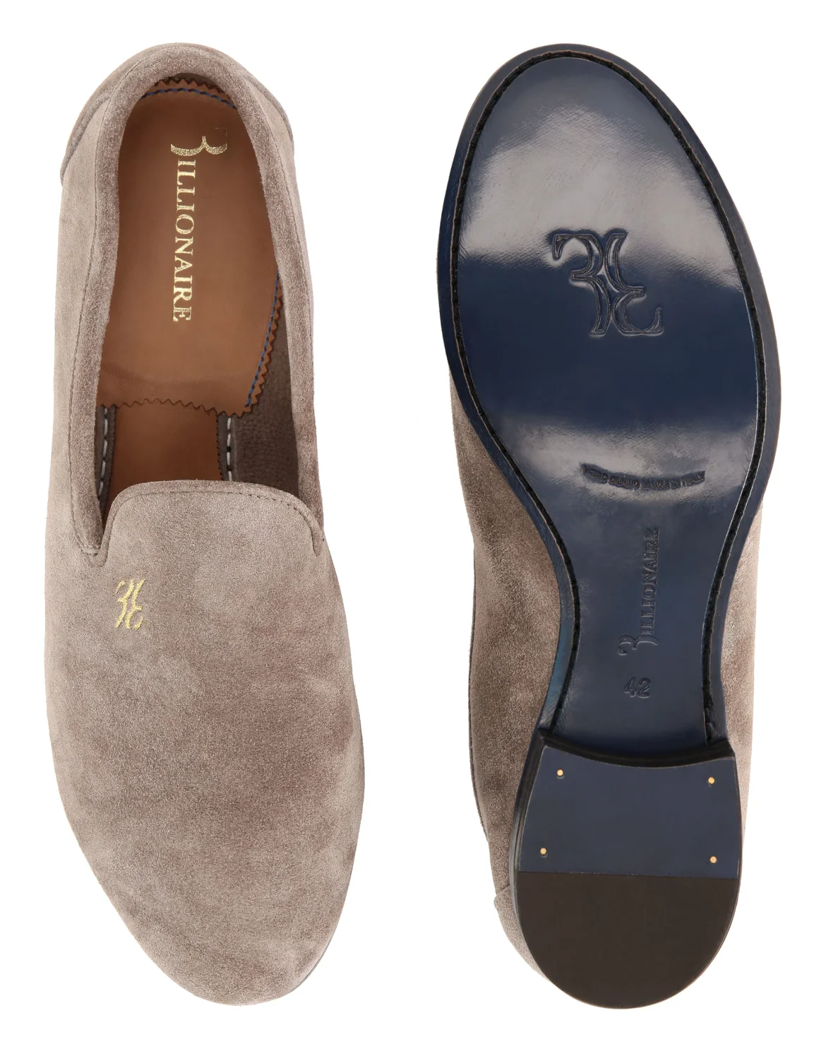 Loafers Double B, цвет: Серый