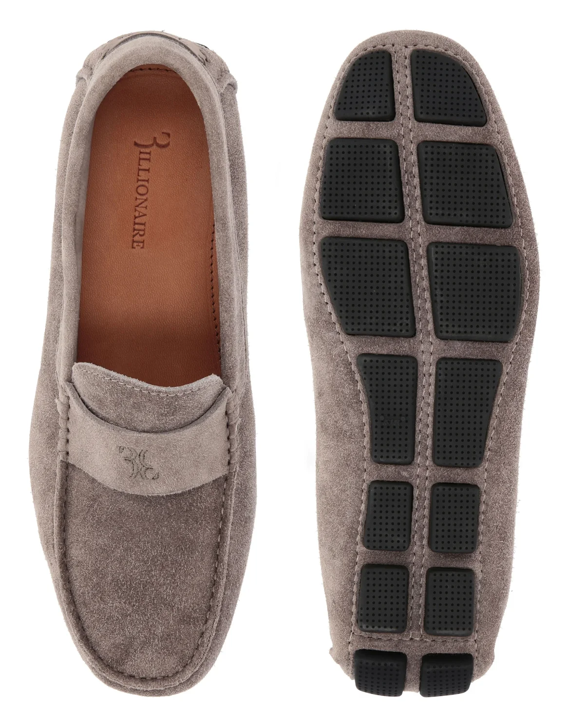 Moccasin Double B, цвет: Серый
