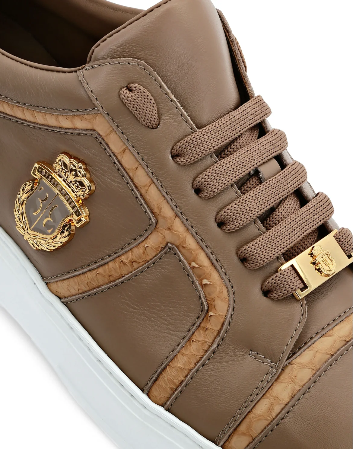 Lo-Top Sneakers Crest, цвет: Бежевый