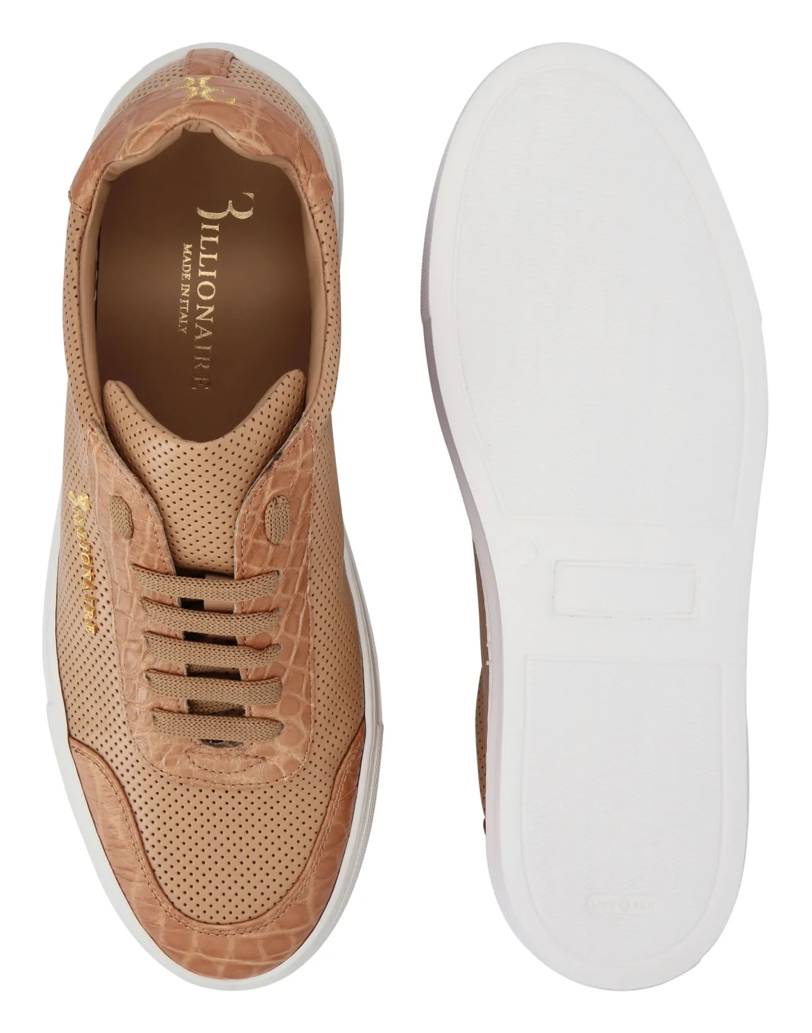 Lo-Top Sneakers Double B, цвет: Бежевый