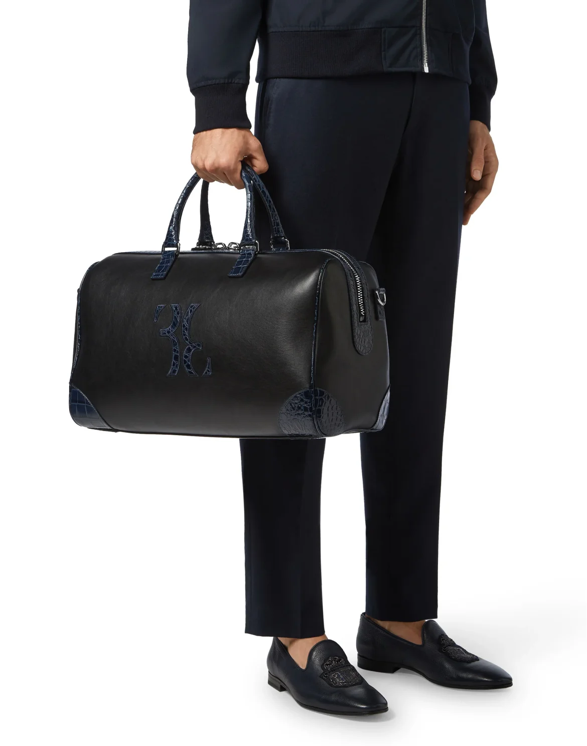 Medium Travel Bag Double B, цвет: Черный