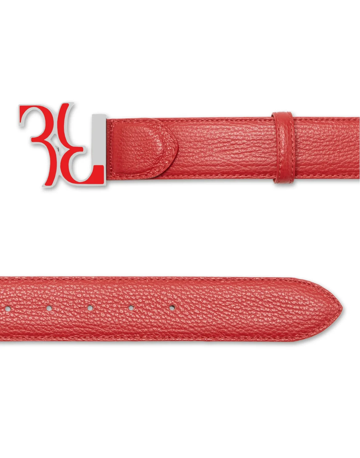 Belt Double B, цвет: Красный